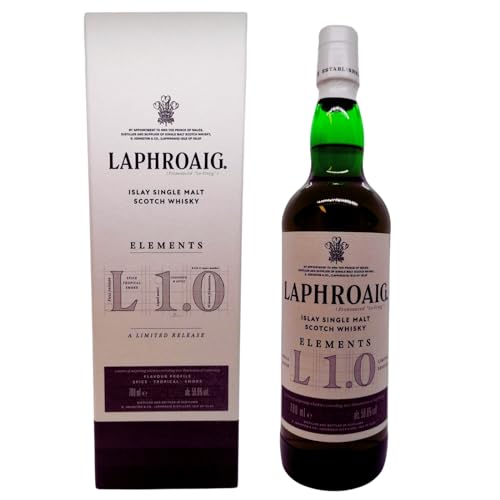 Laphroaig Elements 1.0 0,7 l 58,6% Islay Single Malt Scotch Whisky in Geschenkverpackung by Reichelts von Reichelts