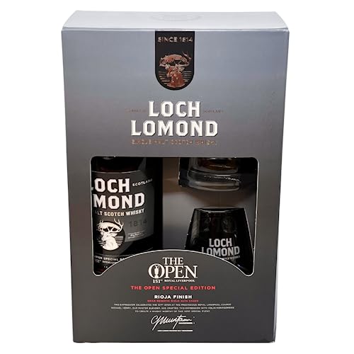 Loch Lomond Single Malt Scotch Whisky Rioja Finish Special Edition 2023 0,7 l 46% + 2 original Loch Lomond Gläser als Geschenkset by Reichelts von Reichelts