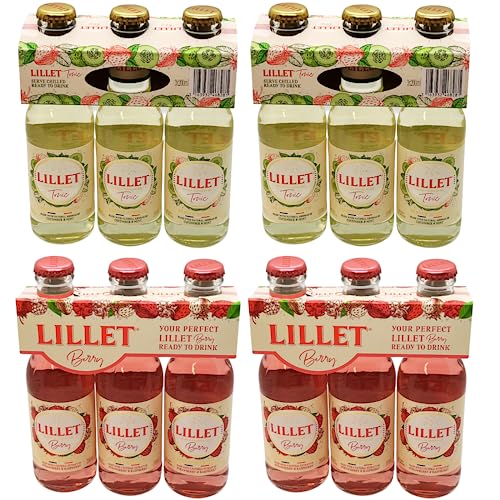 Mix-Box 6 x Lillet Berry 0.2 l 10,3% + 6 x Lillet Tonic 0.2 l 10,3% by Reichelts von Reichelts