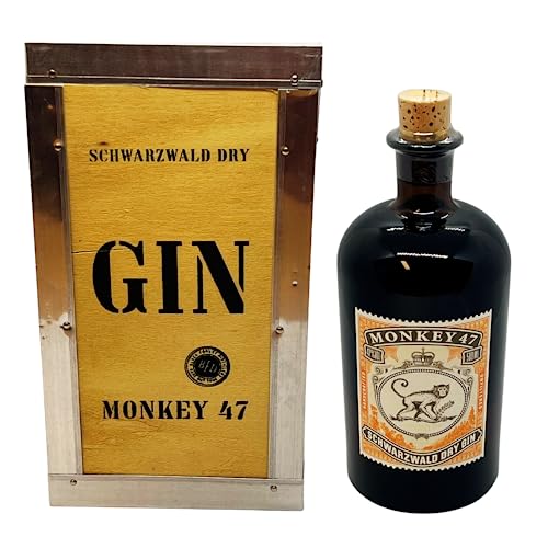 Monkey 47 Schwarzwald Dry Gin Distiller's Cut 2019 0,5 l 47% als Geschenkset by Reichelts von Reichelts