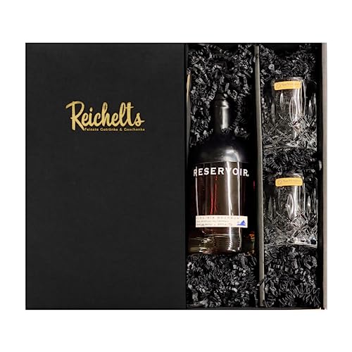 RESERVOIR VIRGINIA BOURBON Whiskey 100 PROOF Release 2022 Batch 1 0,7 l 50% + 2 Nachtmann Tumbler als Geschenkset mit Präsentbox by Reichelts von Reichelts