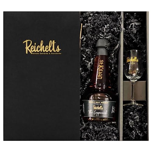Reichelts The Coppercreek Edition No. 1 St. Kilian Cask Strength Single Malt Whisky 0,5 l 59,8% + 1 Reichelts Bugatti Tasting Glas 2cl/4cl als Geschenkset in Präsentbox by Reichelts von Reichelts