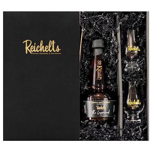 Reichelts The Coppercreek Edition No. 1 St. Kilian Cask Strength Single Malt Whisky 0,5 l 59,8% + 2 x Reichelts The Glencairn Tasting Glas 2cl/4cl als Geschenkset in Präsentbox by Reichelts Reichelts The Coppercreek Edition No. 1 St. Kilian Cask Strength Single Malt Whisky 0,5 l 59,8% + 2 x Reichelts The Glencairn Tasting Glas 2cl/4cl als Geschenkset in Präsentbox by Reichelts von Reichelts