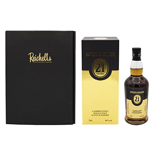 Springbank 21 Jahre Single Malt Scotch Whisky Release 2022 0,7 l 46% als Geschenkset mit Präsentbox by Reichelts von Reichelts