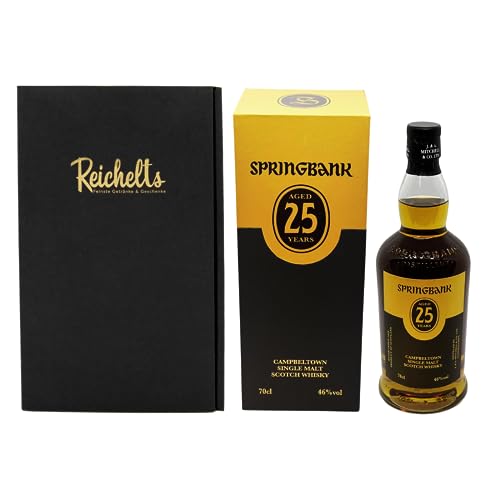 Springbank Campbeltown Single Malt Scotch Whisky 25 Jahre 0,7 l 46% als Geschenkset mit Präsentbox by Reichelts von Reichelts