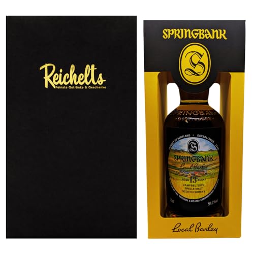 Springbank Local Barley Campbeltown Single Malt Scotch Whisky 13 Jahre Release 2024 0,7 l 54,1% als Geschenkset mit Präsentbox by Reichelts von Reichelts
