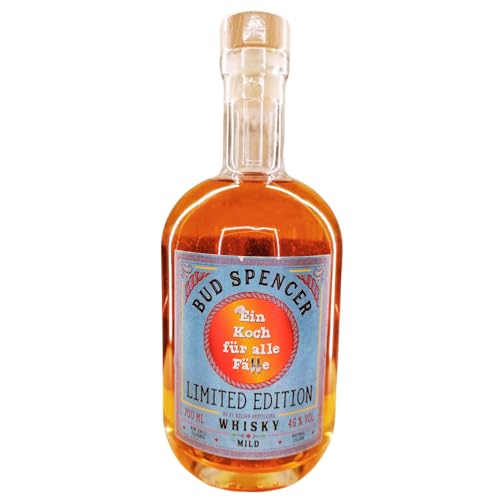 St. Kilian Bud Spencer Whisky (mild) 0,7 l 46% LIMITED EDITION Ein Koch für alle Fälle I Exklusive auf 600 Flaschen limitierte Single Malt Whisky Abfüllung by Reichelts von Reichelts