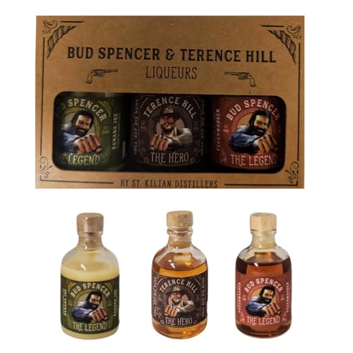 St. Kilian Bud Spencer & Terence Hill Likör 0,05 l Minis 3er Box by Reichelts von Reichelts