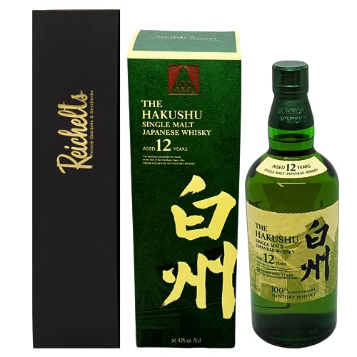THE HAKUSHU Single Malt Japanese Whisky 12 Jahre LIMITED EDITION 100 Jahre 0,7 l 43% als Geschenkset mit Präsentbox by Reichelts von Reichelts