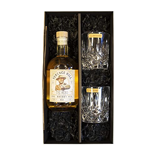 Terence Hill Whisky (mild) + 2 Nachtmann Tumbler in Präsentbox by Reichelts von Reichelts
