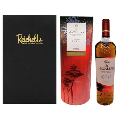 The MACALLAN A Night on Earth Realease 2023 0,7 l 43% Single Malt Scotch Whisky als Geschenkset mit Präsentbox by Reichelts von Reichelts