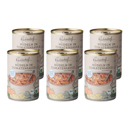 Reichenhof I Nudeln in Tomatensauce I 6er Pack Bio-Fertiggericht I (6x 400g) von Reichenhof