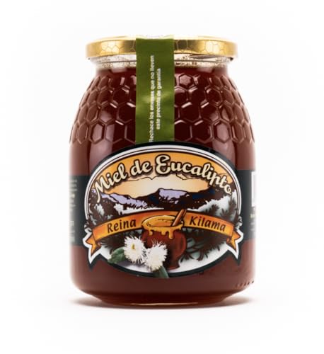 Reiner Bienenhonig. Eukalyptushonig. 100 % Honig Spanischer Herkunft in 500-g-Behälter. Honig aus dem Nektar der Blüten des Eukalyptusbaums. Dunkle Bernsteinfarbe mit grünen Noten. Honig aus Spanien Reiner Bienenhonig. Eukalyptushonig. 100 % Honig Spanischer Herkunft in 500-g-Behälter. Honig aus dem Nektar der Blüten des Eukalyptusbaums. Dunkle Bernsteinfarbe mit grünen Noten. Honig aus Spanien von Reina Kilama
