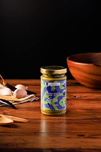 3x Bio Thai Curry Paste Grün aus Thailand ohne Konservierungsstoffe Natürlich Vegan und Glutenfrei aus Biologischer Landwirtschaft ⁘ ReisKult® von ReisKult