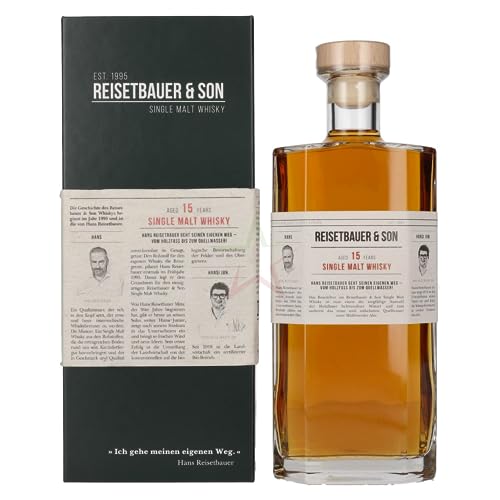 Reisetbauer & Son 15 Years Old Single Malt Whisky in Geschenkbox 48,00% 0,70 lt. von Reisetbauer & Son