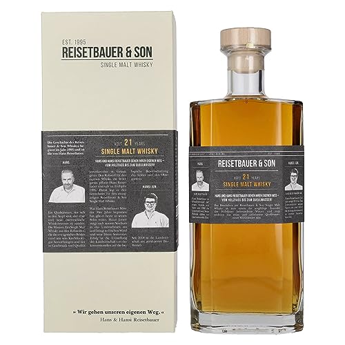 Reisetbauer und Son 21 Years Old Single Malt Whisky 48Prozent Vol. 0,7l in Geschenkbox von Reisetbauer & Son
