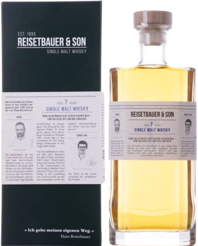 Reisetbauer & Son 7 Years Old Single Malt Whisky 43% Volume 0,7l in Geschenkbox Whisky von Reisetbauer & Son