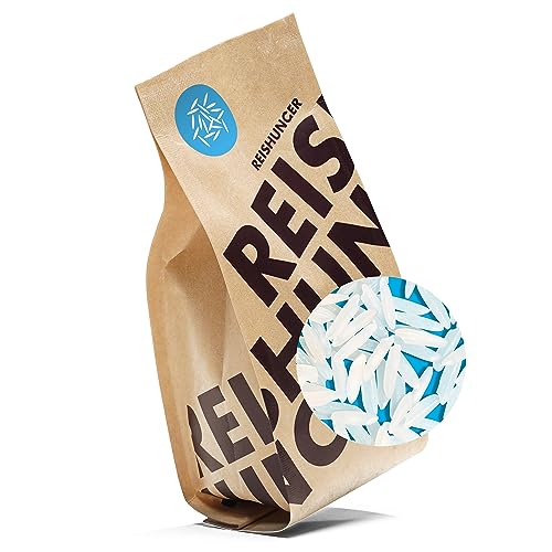 REISHUNGER Basmati Reis, Pusa 1121 Basmati, Indien, Premium-Qualität aus dem Himalaya - 3 kg - erhältlich in 600 g bis 9kg – 100% Sortenrein REISHUNGER Basmati Reis, Pusa 1121 Basmati, Indien, Premium-Qualität aus dem Himalaya - 3 kg - erhältlich in 600 g bis 9kg – 100% Sortenrein von Reishunger