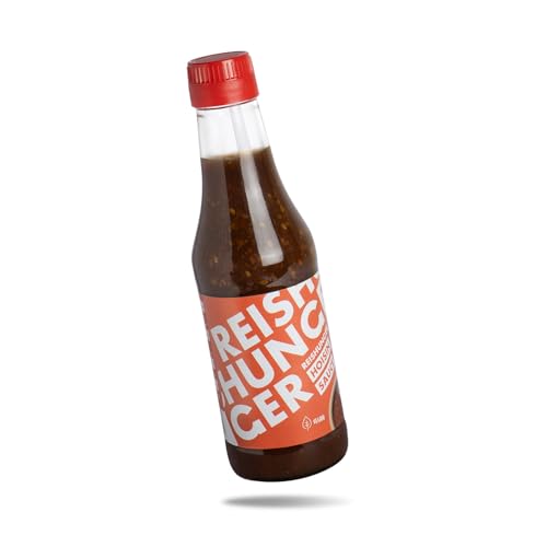 REISHUNGER Bio Hoisin Sauce, 1 x 250 ml - Süßlich-aromatisch und leicht würzig – vegan und mit Sesam verfeinert von Reishunger