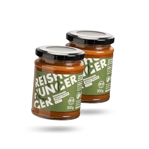 REISHUNGER Bio Shiro Miso Paste, 2x 300g – Helle Miso Paste mit feiner Umami Note nach Original Japanischer Rezeptur – Ideal für Ramen Suppe und weitere Gerichte der japanischen Küche REISHUNGER Bio Shiro Miso Paste, 2x 300g – Helle Miso Paste mit feiner Umami Note nach Original Japanischer Rezeptur – Ideal für Ramen Suppe und weitere Gerichte der japanischen Küche von Reishunger