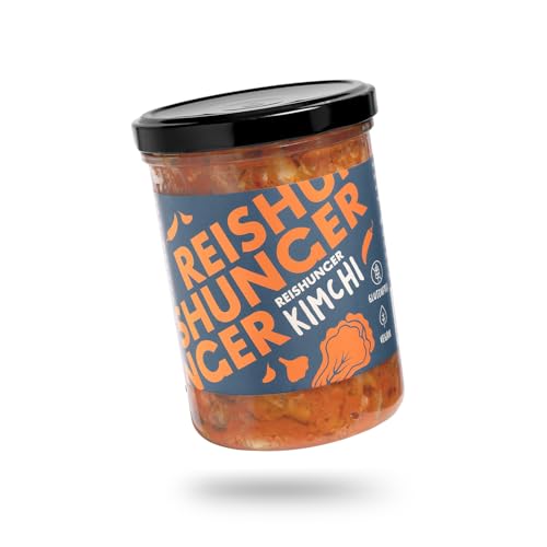 REISHUNGER Kimchi, 3x350 g - Vegan & Glutenfrei - fertiges Kimchi aus fermentierten Chinakohl - perfekt zu Gerichten der koreanischen Küche REISHUNGER Kimchi, 3x350 g - Vegan & Glutenfrei - fertiges Kimchi aus fermentierten Chinakohl - perfekt zu Gerichten der koreanischen Küche von Reishunger