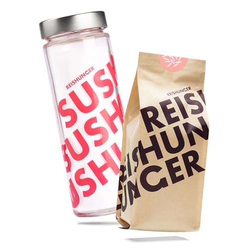 REISHUNGER Sushi Reis Koshihikari, 600 g inkl. Reisglas für praktische Aufbewahrung, rot REISHUNGER Sushi Reis Koshihikari, 600 g inkl. Reisglas für praktische Aufbewahrung, rot von Reishunger