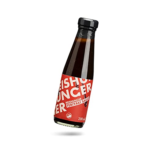 REISHUNGER Teriyaki Sauce, 6 x 200 ml – Vegane Teriyaki Sauce mit würzig-süßer Umami-Note nach Original Japanischer Rezeptur – Ideal für Wok-Gerichte, Fleisch, Gemüse & Reispfannen REISHUNGER Teriyaki Sauce, 6 x 200 ml – Vegane Teriyaki Sauce mit würzig-süßer Umami-Note nach Original Japanischer Rezeptur – Ideal für Wok-Gerichte, Fleisch, Gemüse & Reispfannen von Reishunger