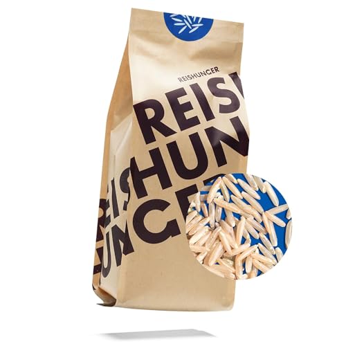 REISHUNGER BIO Vollkorn Basmati Reis, Pakistan, Premium-Qualität aus dem Himalaya - 1,8 kg - Sorte: Super Basmati, 100% Sortenrein & Superlecker - erhältlich in 1,8 kg bis 9kg von Reishunger