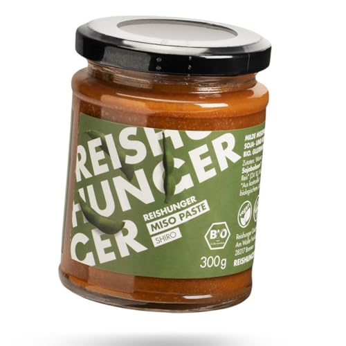 REISHUNGER Bio Shiro Miso Paste, 4x 300g – Helle Miso Paste mit feiner Umami Note nach Original Japanischer Rezeptur – Ideal für Ramen Suppe und weitere Gerichte der japanischen Küche von Reishunger