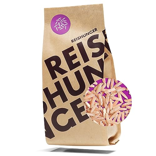 REISHUNGER Bio Vollkorn Jasmin Reis, 3kg - Naturreis Sorte: Thai Hom Mali - erhältlich in 1,8 kg bis 9 kg von Reishunger