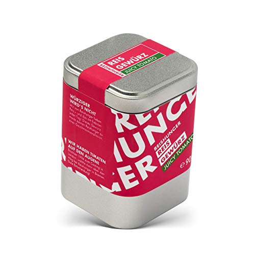 Reishunger BIO Juicy Tomato Reis Gewürz mit Tomaten und mediterranen Kräutern (3 x 60g) - Vegan & Glutenfrei - Im Einzel- und 3er Vorteilspack von Reishunger