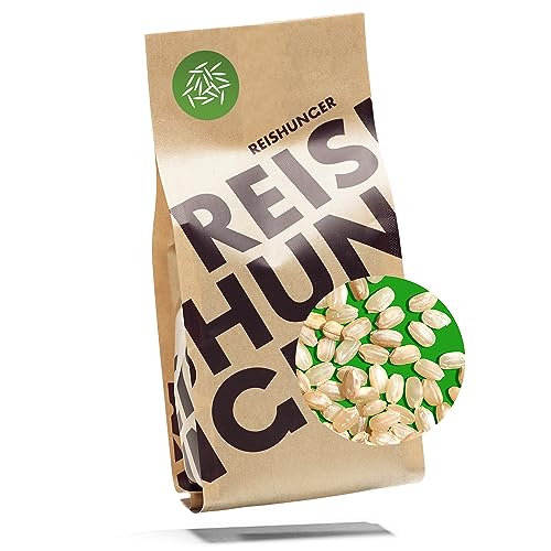 REISHUNGER BIO Natur Reis, Premium-Qualität aus Italien – 3kg - Sorte: Vollkorn Tondo Integrale – erhältlich in 1,8kg bis 9kg – 100% Sortenrein von Reishunger