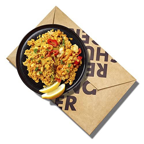 REISHUNGER Paella Box mit originalem Paella Reis, Paella Reis Gewürz und BIO Gemüsebrühe - Vegan - Ideal als Geschenk von Reishunger