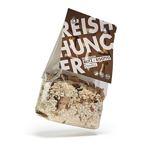 REISHUNGER BIO Blitz-Risotto Fertigmischung mit Steinpilzen (3 x 250 g) - Vegan & Glutenfrei - In vielen Sorten und Größen verfügbar von Reishunger