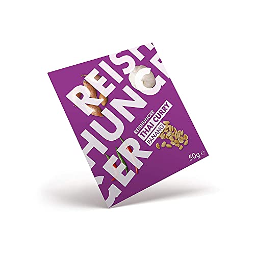 REISHUNGER Thai Curry Paste, Panang, 5x50g - nach Original Thailändischer Rezeptur - Vegan, Glutenfrei & Ohne Zusatzstoffe - In vielen Sorten verfügbar von Reishunger