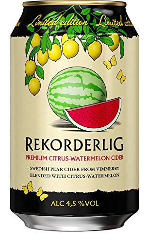 72x REKORDERLIG ZITRONE WASSERMELONE 4,5% 0,33L Incl. Goodie von Flensburger Handel von Rekorderlig