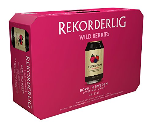 Rekorderlig Wildbeere Cider 4.5% (24 x 0.33 l) von Rekorderlig