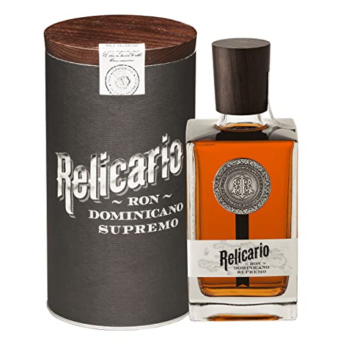 Ron Relicario Supremo , Premium-Rum 40% vol. 10 - 15 Jahre gereift, stammt aus der Dominikanischen Republik (1 x 0.7 l) von Relicario