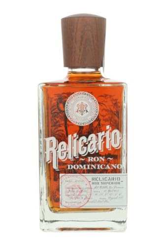 Relicario Superior Rum, Premium-Rum 40%, Ron 7 bis 10 Jahre gereift, stammt aus der Dominikanischen Republik (1 x 0.7 l) von Relicario