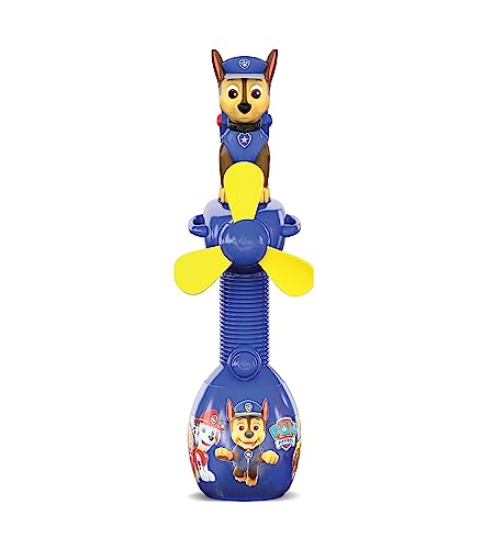 Surprise Fan PAW PATROL, Kinder Handventilator mit Jelly Beans 10g, Höhe ca. 25cm, inkl. Batterie Typ AA 1,5V von Relkon