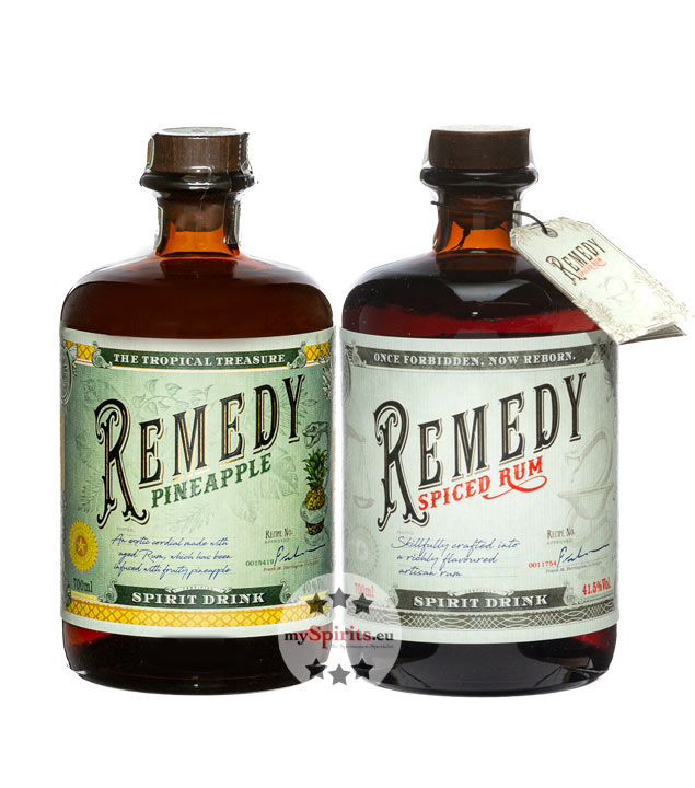 Remedy Set Spiced & Pineapple (40 - 41,5 % Vol., 1,4 Liter) von Remedy Spiced Rum