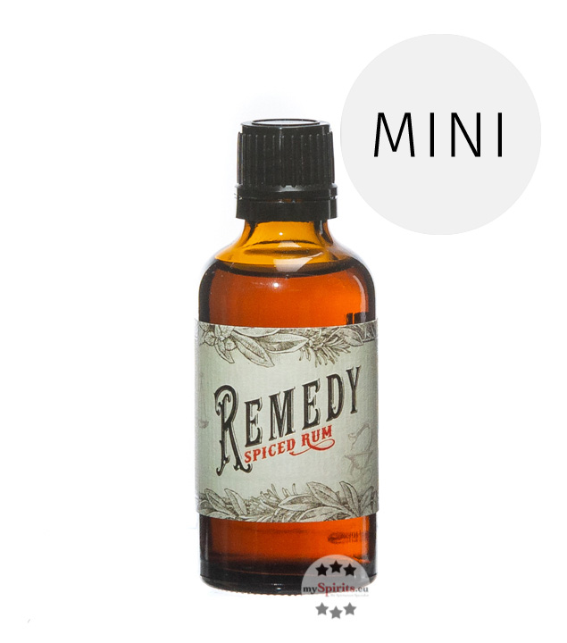 Remedy Spiced (Rum-Basis)  (41,5 % Vol., 0,05 Liter) von Remedy Spiced Rum