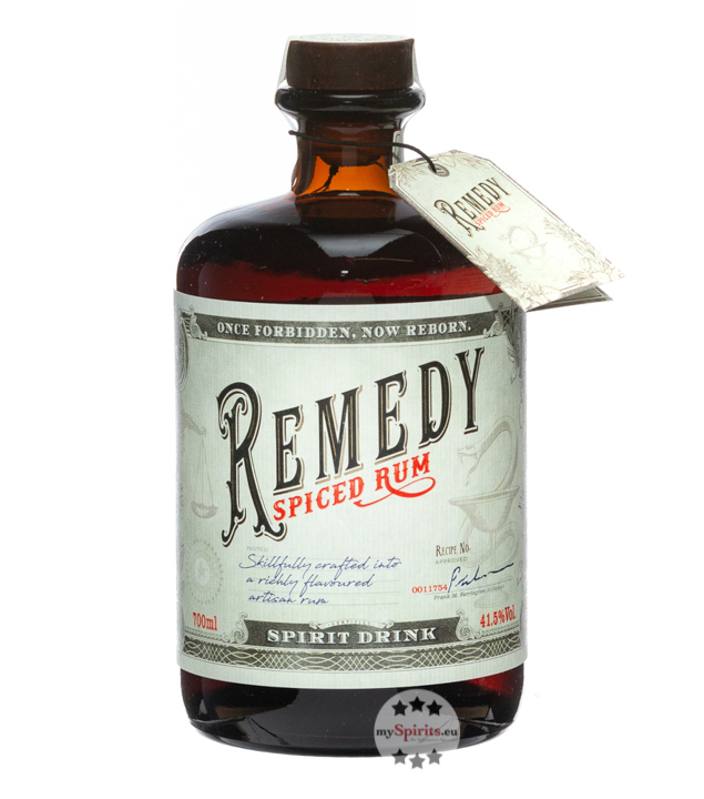Remedy Spiced (Rum-Basis) (41,5 % Vol., 0,7 Liter) von Remedy Spiced Rum