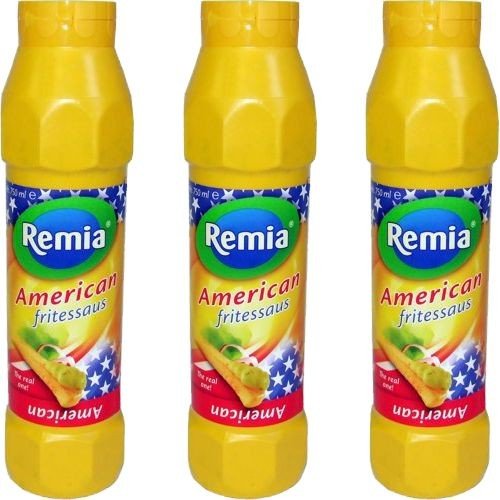 Remia Gewürz-Sauce American fritessaus 3 x 750ml (amerikanische Frittensauce) von Remia