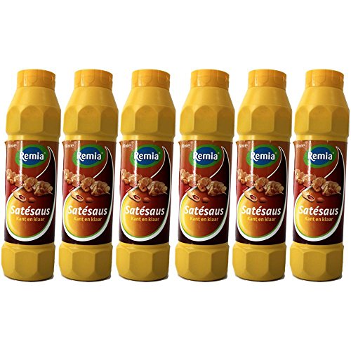 Remia Gewürz-Sauce Saté Sauce 6 x 750ml (Sate Saus) von Remia