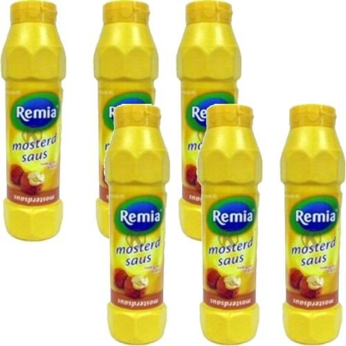 Remia Gewürz-Sauce Senf Sauce 6 x 750ml (Mosterd Saus) von Remia