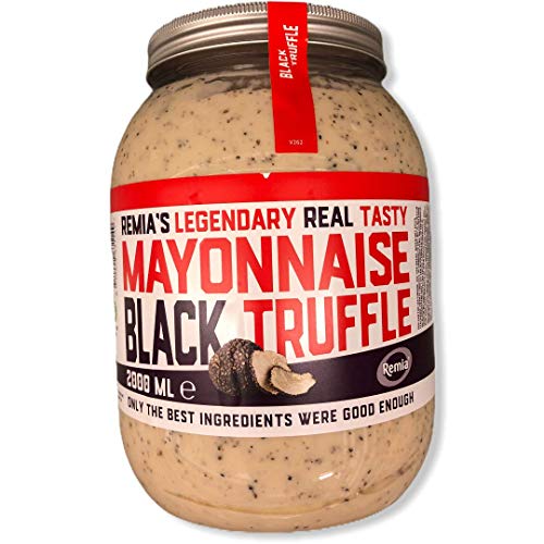 Remia Mayonaise ‘Black Truffle’ schwarzer Trüffel Gastro Packung 2.000 ml von Remia