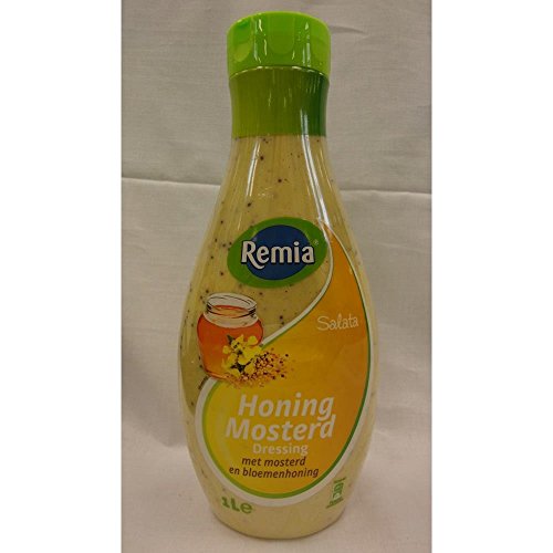 Remia Salata Honing Mosterd Dressing 1000ml Flasche (Honig-Senf-Dressing) von Remia