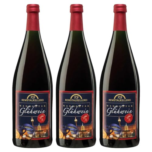 3 Flaschen Wengerter Winzerglühwein rot, 1,0l 3 Flaschen Wengerter Winzerglühwein rot, 1,0l von Remstalkellerei eG