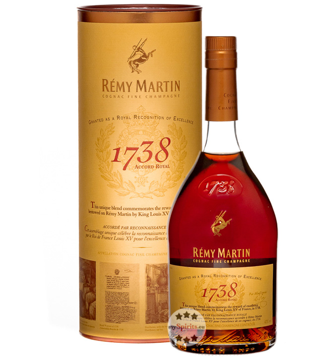 Rémy Martin 1738 Cognac Accord Royal (40 % Vol., 0,7 Liter) von Remy Martin